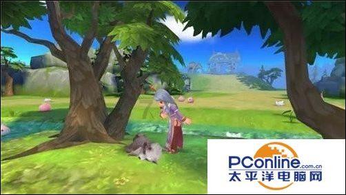 观音菩萨的坐骑下界为妖，抢走了金圣宫娘娘，悟空懒得去管游戏画面